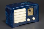 Marbleized Blue Emerson AX-235 ’Little Miracle’ Catalin Radio